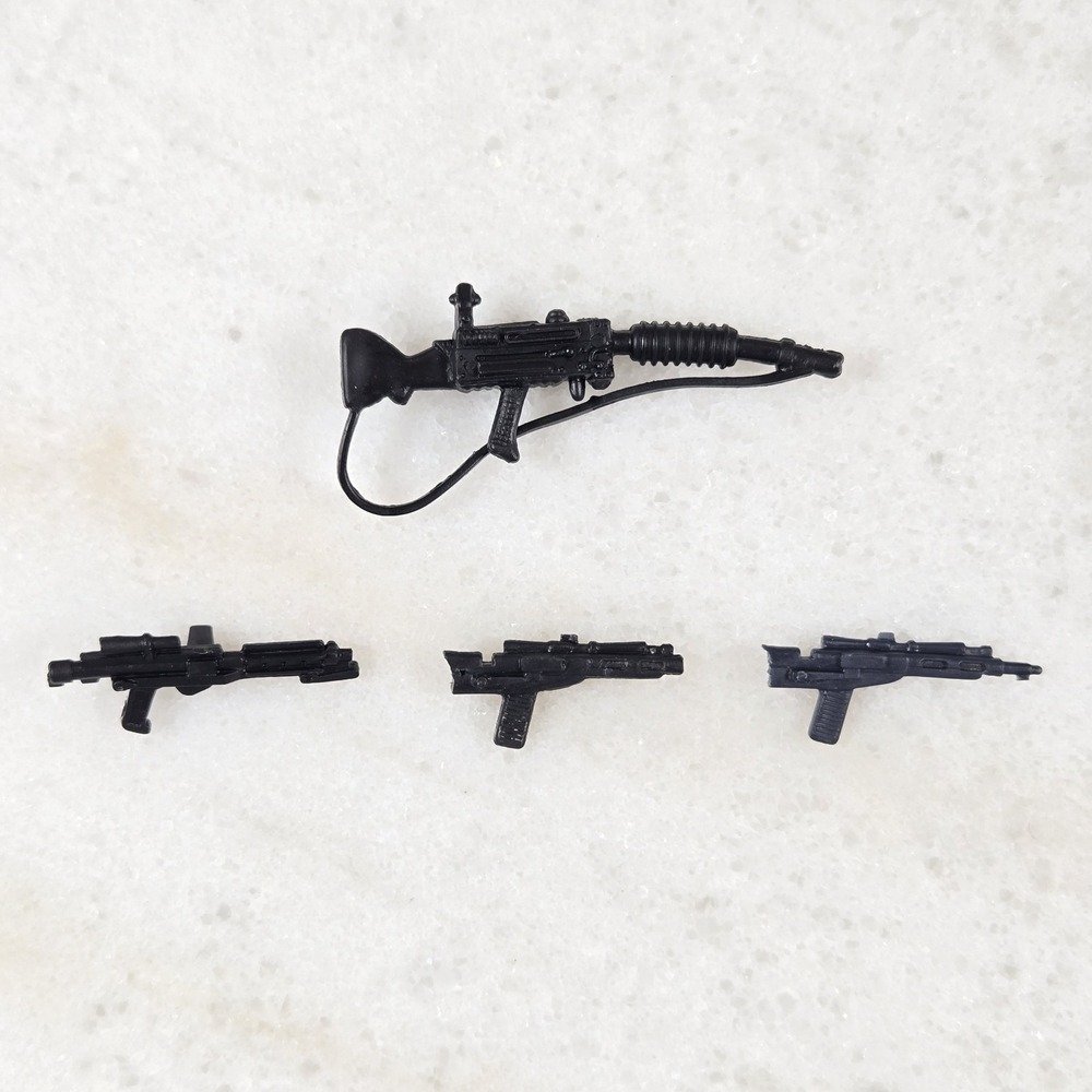 Vintage Lot of 4 Kenner Star Wars 1980s Weapons Guns Blaster Rifles Accessories